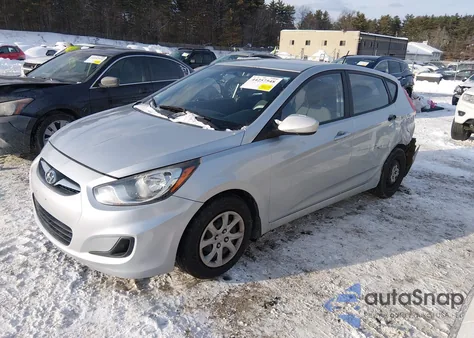 2012 Hyundai Accent Gs z USA, uszkodzony, nr VIN KMHCT5AEXCU047640